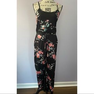 Pant Jumpsuit with Waist Tie String
